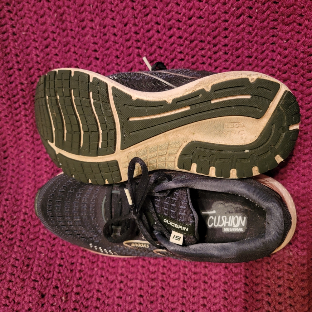 Womens Brooks Black Running Shoes